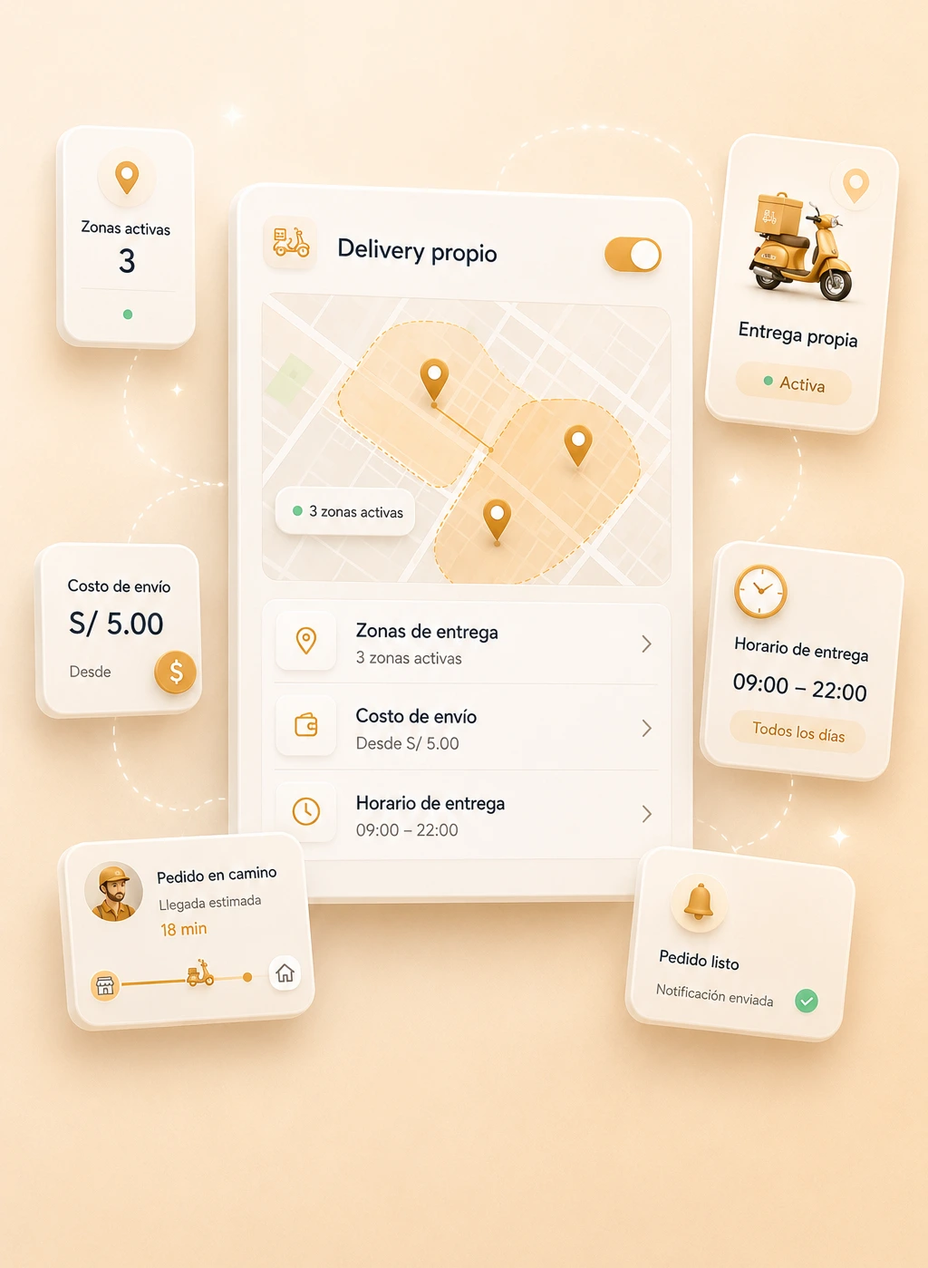 Configura tu delivery propio y evita comisiones